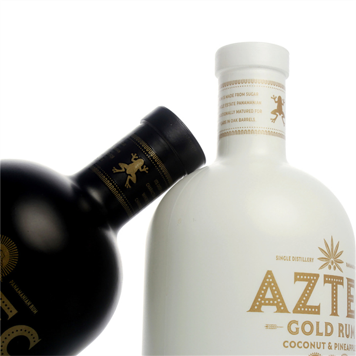 700ml Custom Printing Rum Liquor Glass Bottle, Bar Top