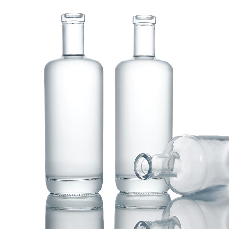 750ml Empty Vodka Spirits Bottle