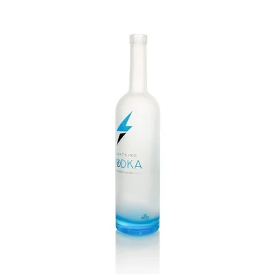 Botella helada de 750 ml con impresión de pantalla