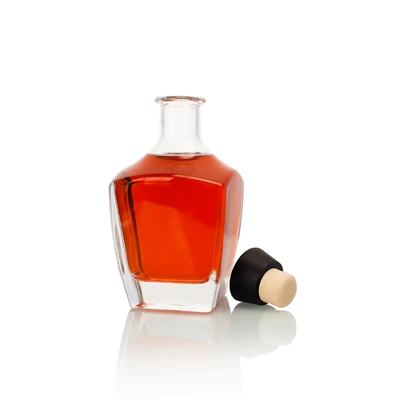 Botella de whisky de borosilicato de borosilicato premium